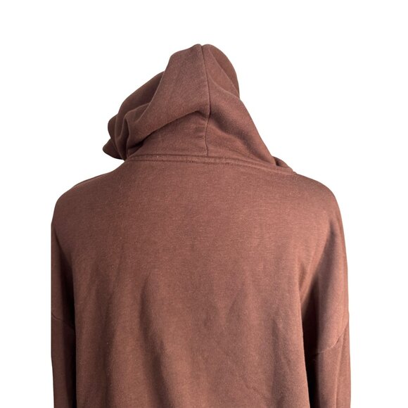 2/$30 Zara Large Chocolate Brown Cotton & Polyester Sweatshirt - Picture 8 of 15